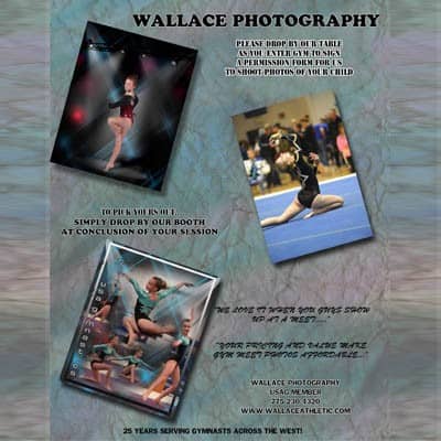 wallace photography Vendors OMEGA Gymnastics