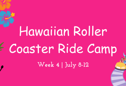 4 SUMMER CAMP 2024: Week 4: Hawaiian Roller Coaster Ride Camp OMEGA Gymnastics