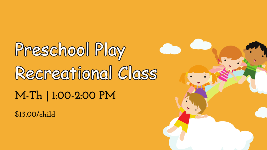 Preschool Play Recreational Classes by OMEGA Gymnastics
